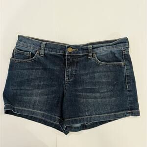New York & Company Womens Medium Wash Denim Shorts Blue Size 6.
